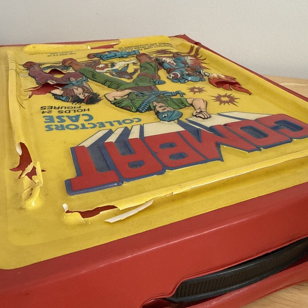 Vintage Tara Toys GI Joe Combat Collectors Case for Figures Read - Picture 14 of 14